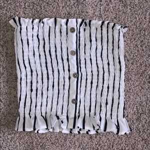 Button down tube top